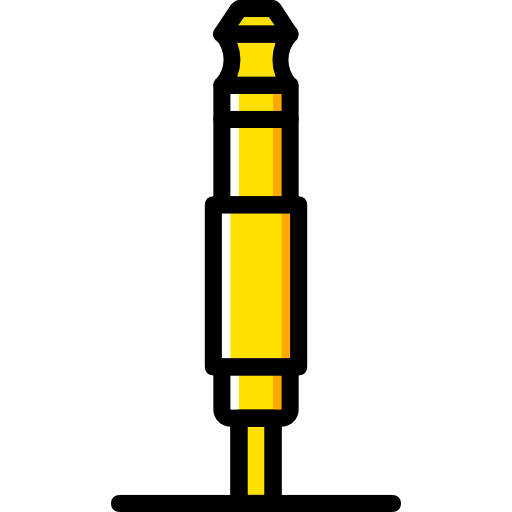 Jack connector Basic Miscellany Yellow icon