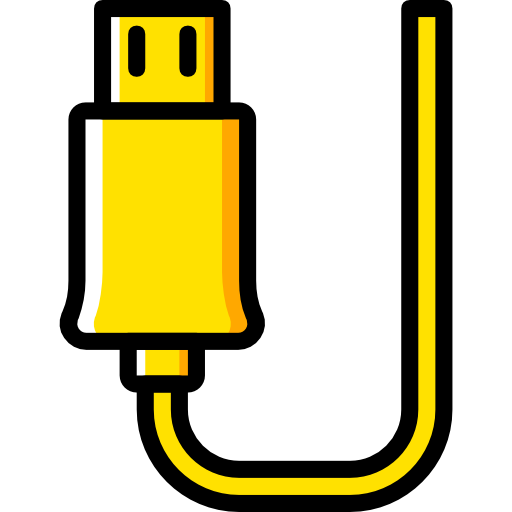 usb Basic Miscellany Yellow Icône