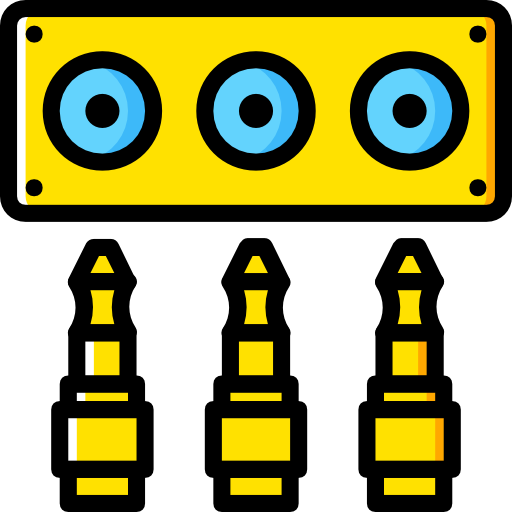 jack-connector Basic Miscellany Yellow icoon