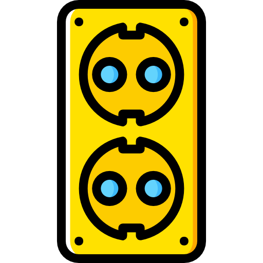 steckdose Basic Miscellany Yellow icon