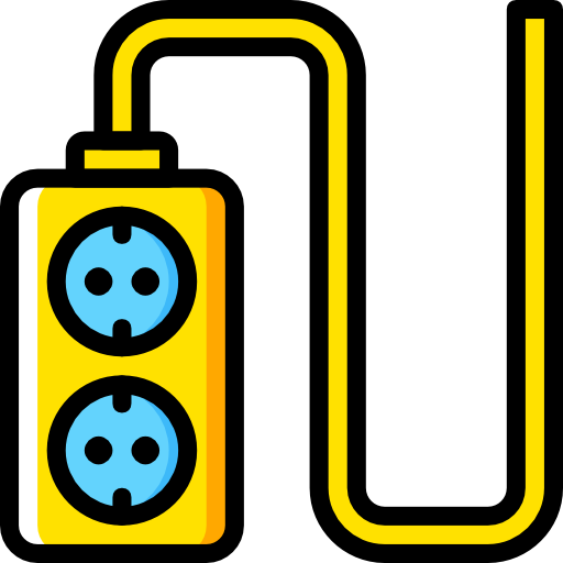 stopcontact Basic Miscellany Yellow icoon
