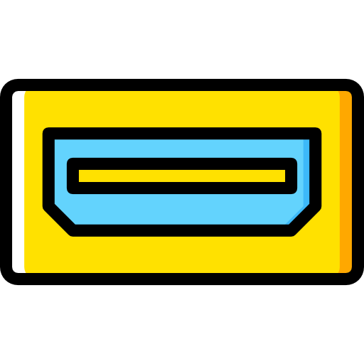 hdmi Basic Miscellany Yellow icono