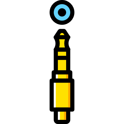 Jack connector Basic Miscellany Yellow icon
