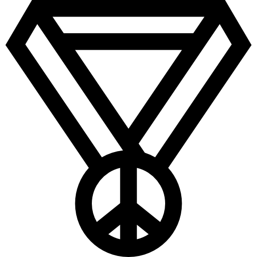 medalha Basic Straight Lineal Ícone