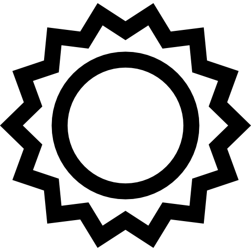 太陽 Basic Straight Lineal icon