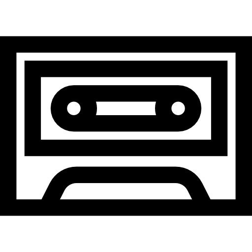 cassette Basic Straight Lineal Icône