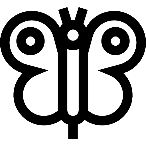farfalla Basic Straight Lineal icona