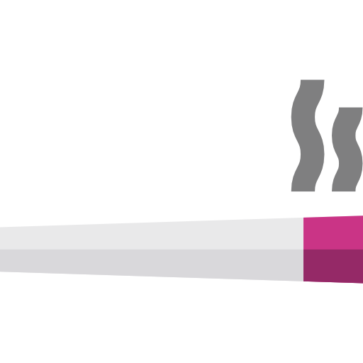 cigarrillo Basic Straight Flat icono