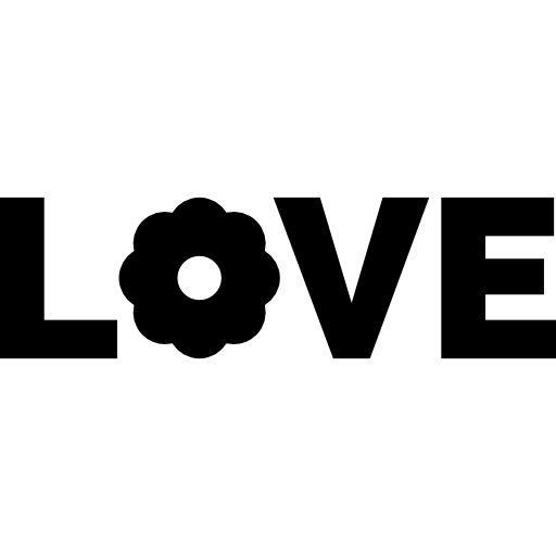 miłość Basic Straight Filled ikona