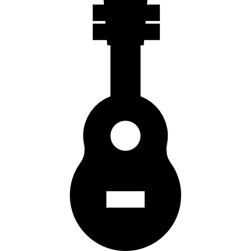 gitarre Basic Straight Filled icon