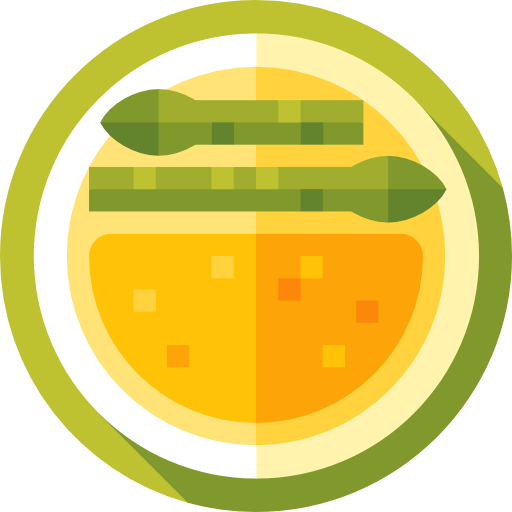 Omelette Flat Circular Flat icon