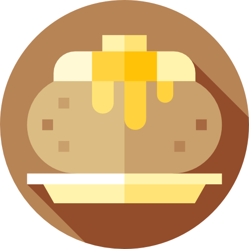 patata Flat Circular Flat icono