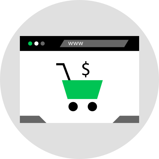 Online shopping Alfredo Hernandez Flat icon