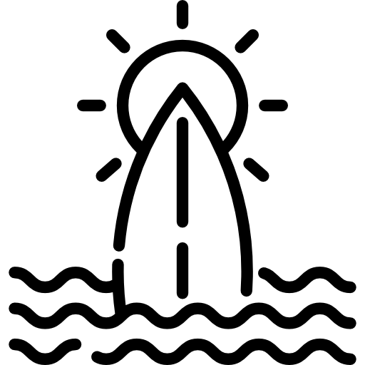 서핑 보드 Special Lineal icon