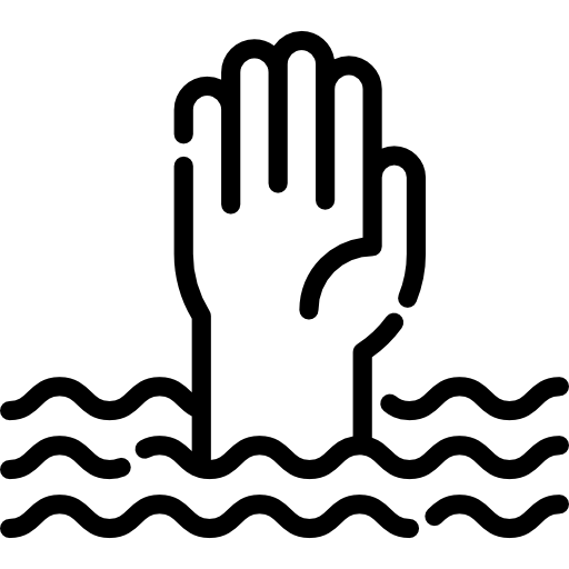 Drowning Special Lineal icon