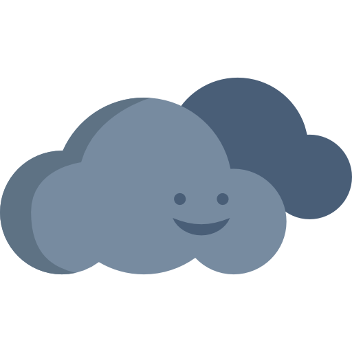 Cloudy Special Flat icon