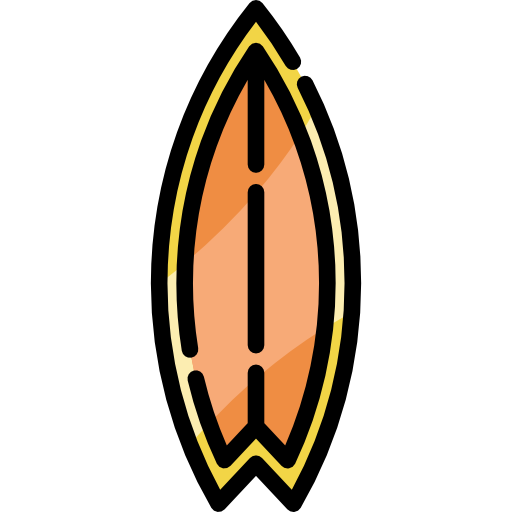 Surfboard Special Lineal color icon