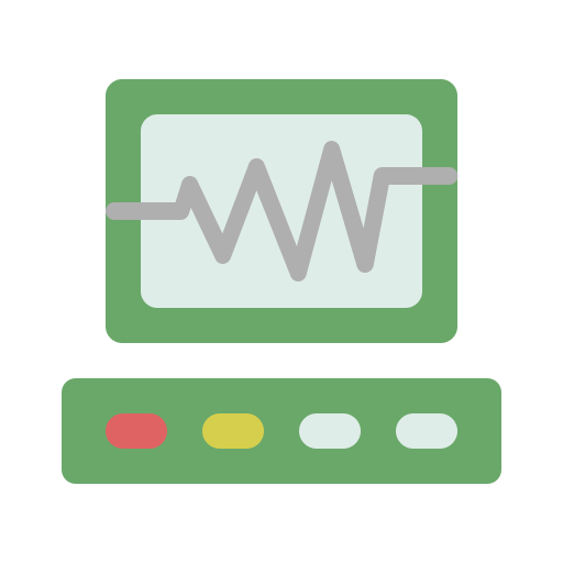 elektrokardiogram Generic Flat ikona