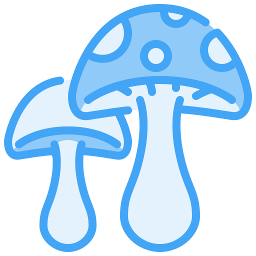 champignons Generic Blue Icône