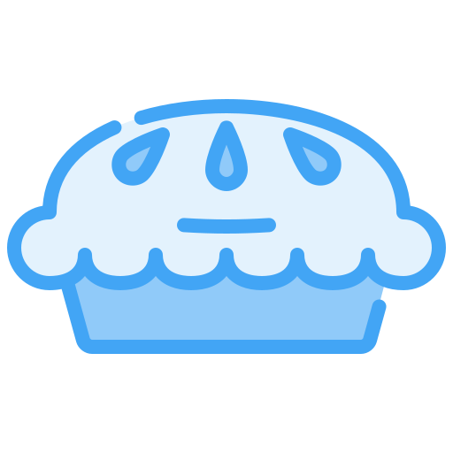 사과 파이 Generic Blue icon