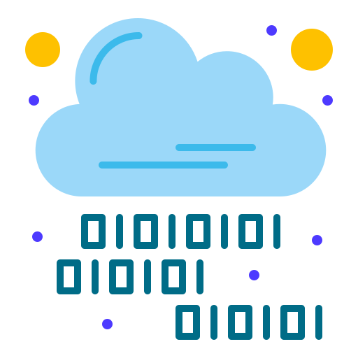 servidor en la nube Flatart Icons Flat icono