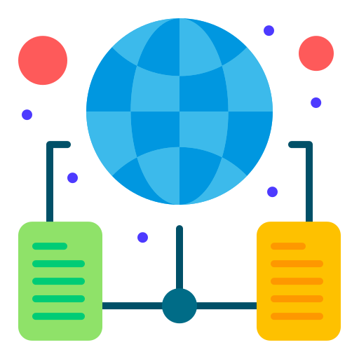 Data sharing Flatart Icons Flat icon