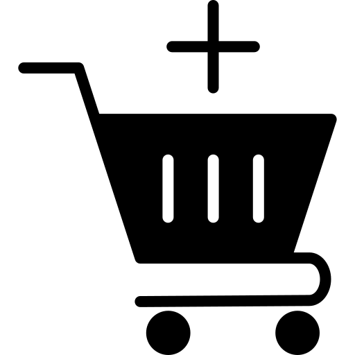 dodaj wózek Generic Glyph ikona