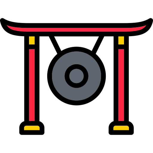 gong Generic Outline Color icono