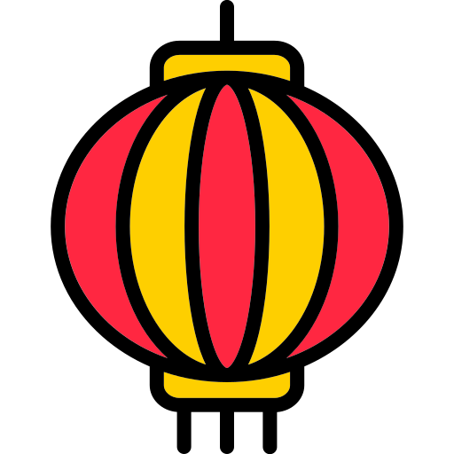 중국어 등불 Generic Outline Color icon