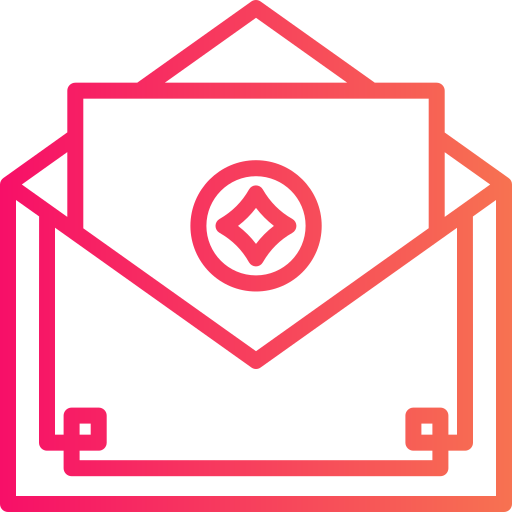 赤い封筒 Generic Gradient icon