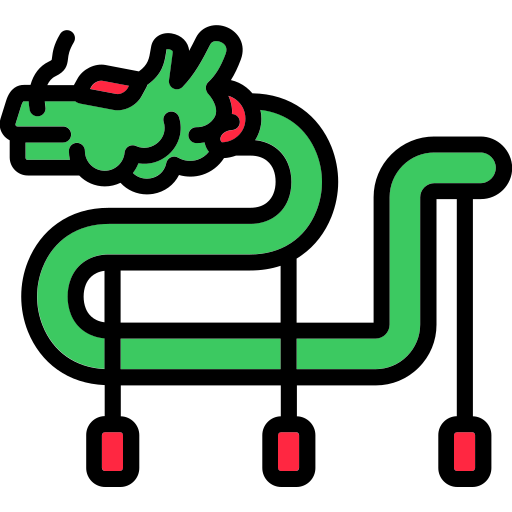 Dragon Generic Outline Color icon