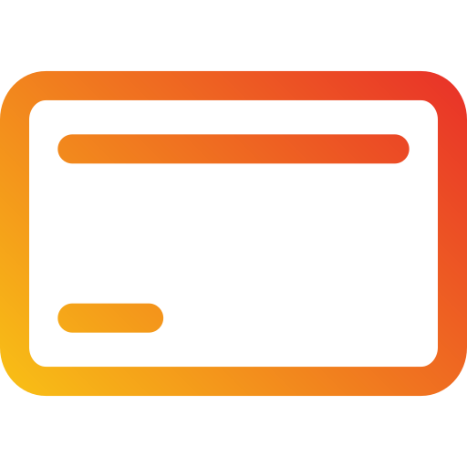 kreditkarte Generic Gradient icon