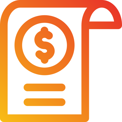 Invoice Generic Gradient icon