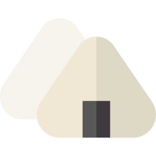 Onigiri Basic Straight Flat icon