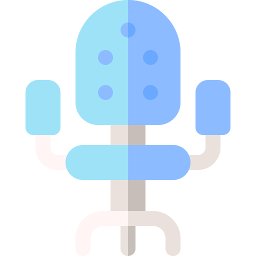 bureaustoel Basic Rounded Flat icoon