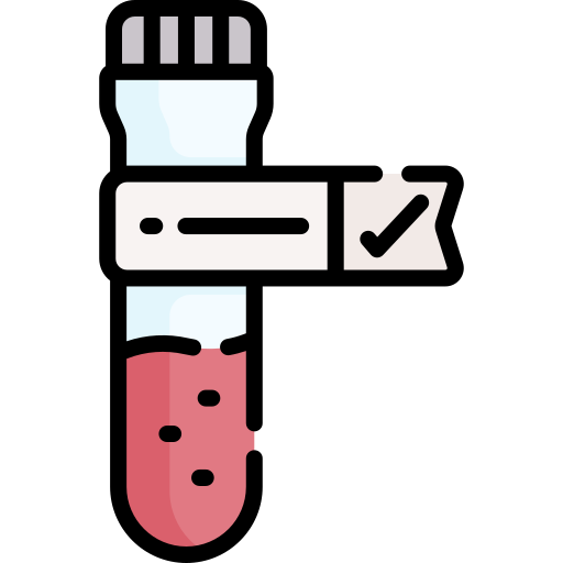Blood test Special Lineal color icon