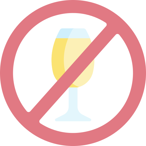 No alcohol Special Flat icon