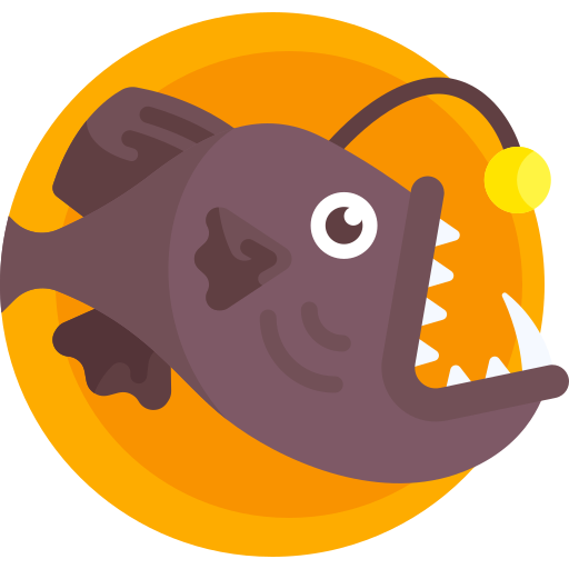 Anglerfish Detailed Flat Circular Flat icon