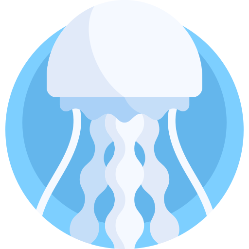 Jellyfish Detailed Flat Circular Flat icon