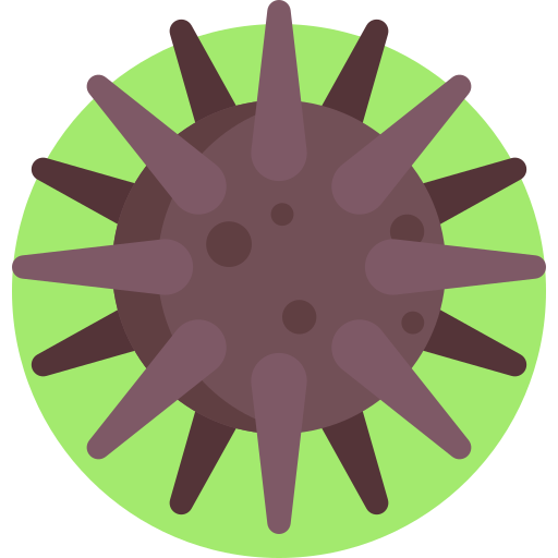 Sea urchin Detailed Flat Circular Flat icon
