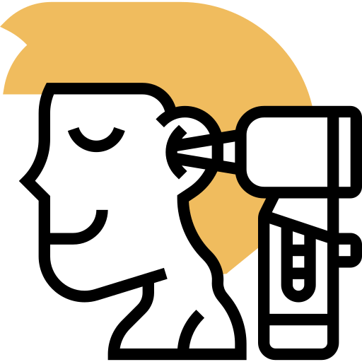 otoskop Meticulous Yellow shadow ikona