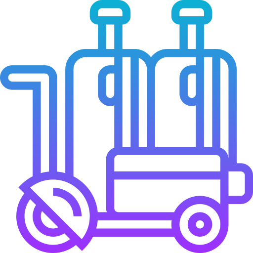Trolley Meticulous Gradient icon
