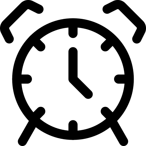 Alarm clock Pixel Perfect Lineal Color icon