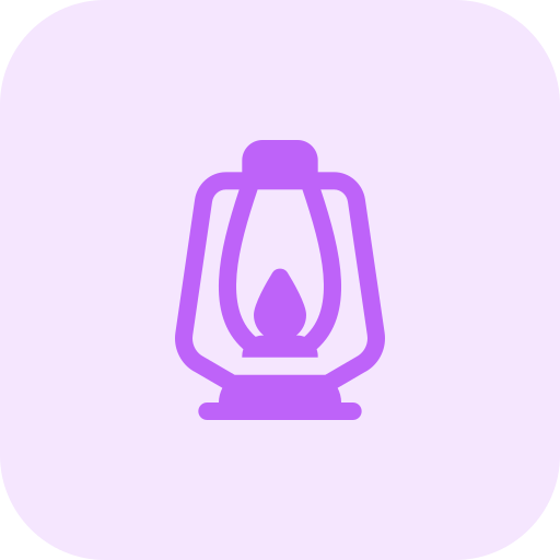 Öllampe Pixel Perfect Tritone icon