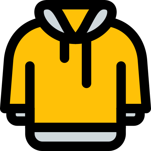 Hoodie Pixel Perfect Lineal Color icon