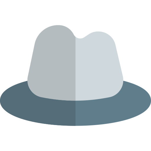 Cowboy hat Pixel Perfect Flat icon