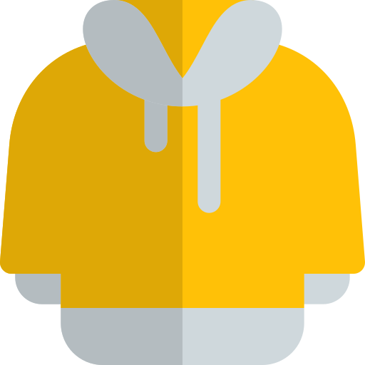 Hoodie Pixel Perfect Flat icon