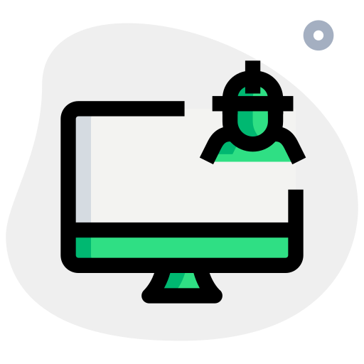 Desktop computer Generic Rounded Shapes icon