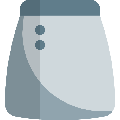 falda Pixel Perfect Flat icono