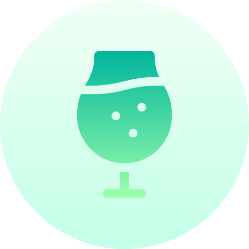wijn Basic Gradient Circular icoon